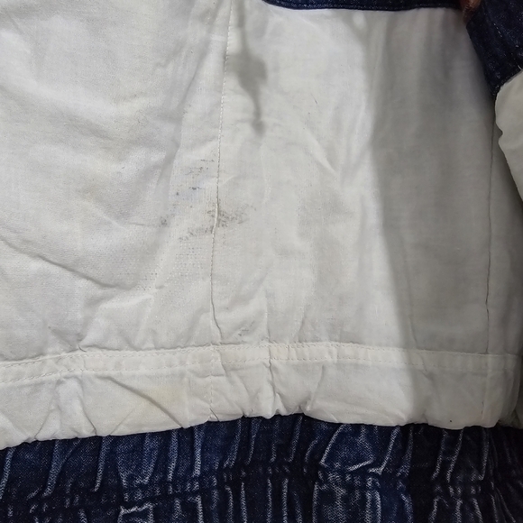 Hot Spices Vintage Denim & Plaid Western Fringe Jacket - Picture 9 of 10